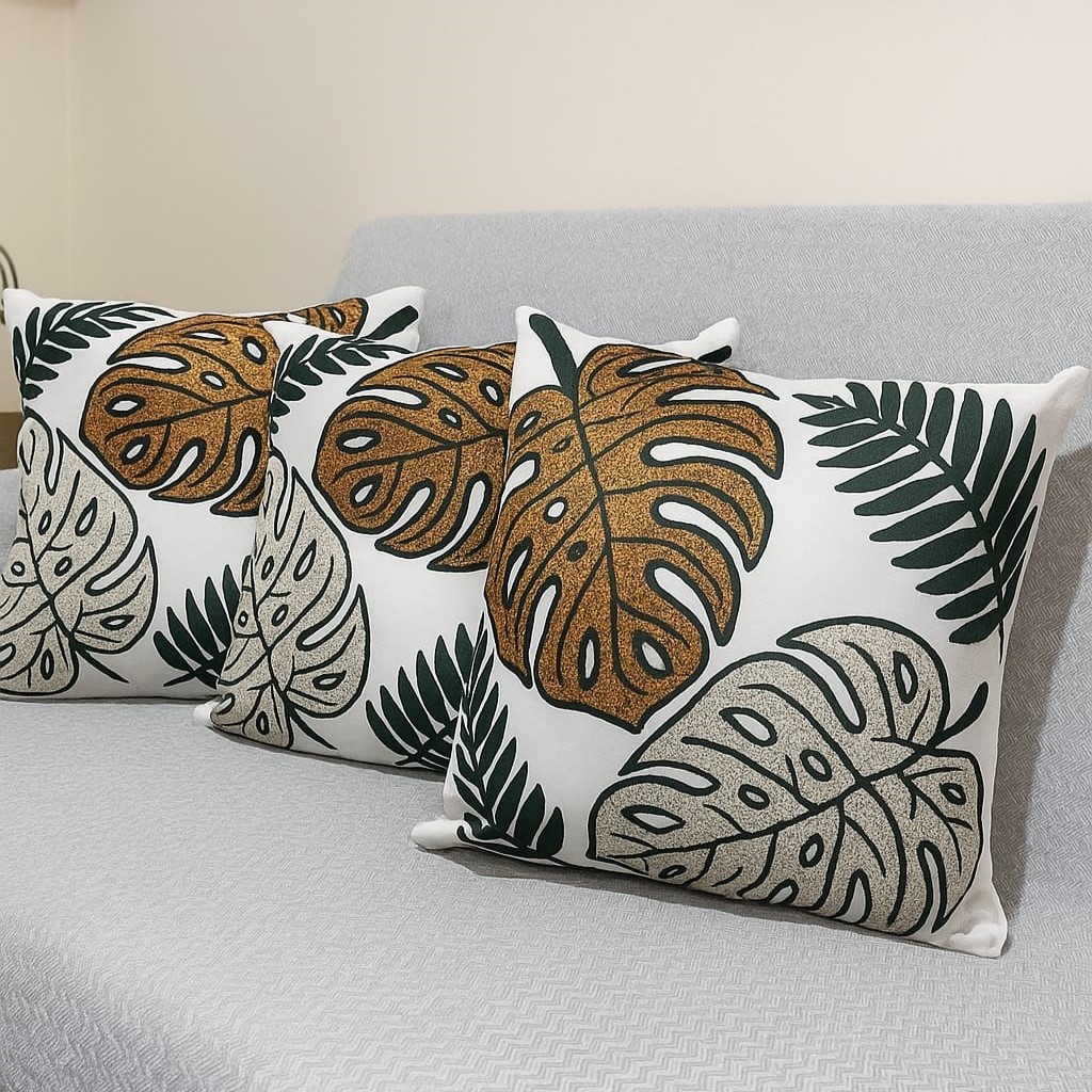 Özdağ Home Concept 2 Adet  43X43 cm Dijital Baskılı Premium Kumaş Dekoratif Kırlent Kılıfı - Görsel 7