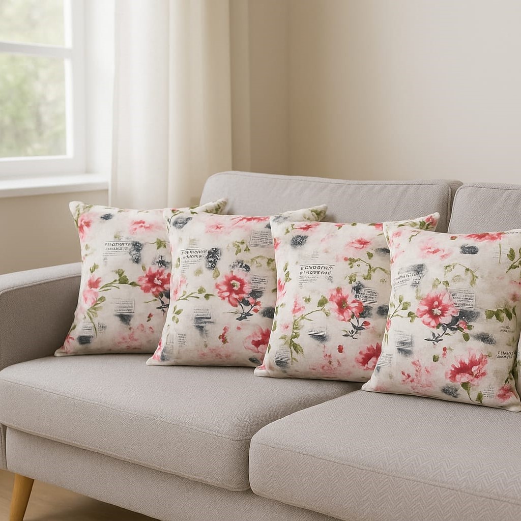 Özdağ Home Concept 2 Adet  43X43 cm Dijital Baskılı Premium Kumaş Dekoratif Kırlent Kılıfı |Salon & Oturma Odası - Görsel 7