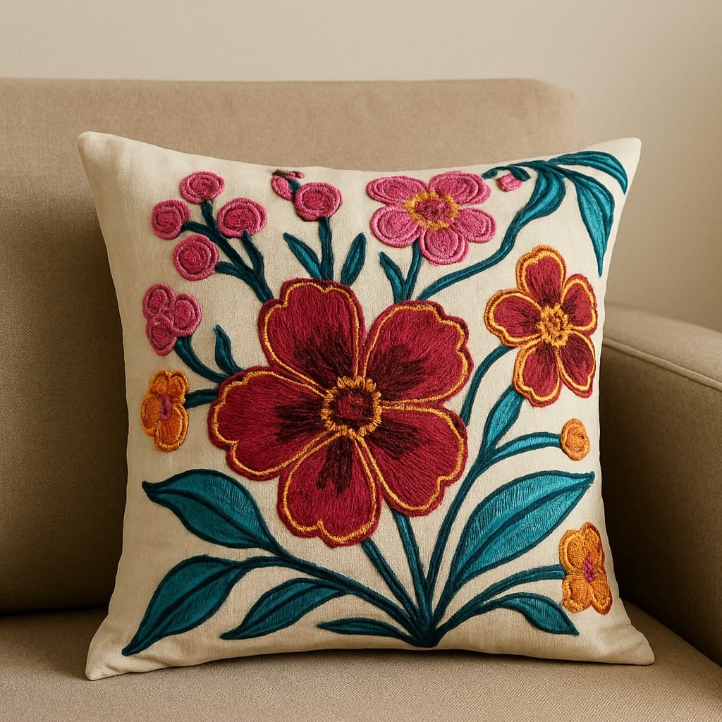 Özdağ Home Concept 2 Adet  43X43 cm Dijital Baskılı Premium Kumaş Dekoratif Kırlent Kılıfı - Görsel 4