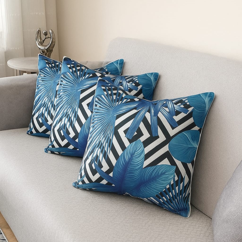 Özdağ Home Concept 2 Adet  43X43 cm Dijital Baskılı Premium Kumaş Dekoratif Kırlent Kılıfı |Salon & Oturma Odası - Görsel 7