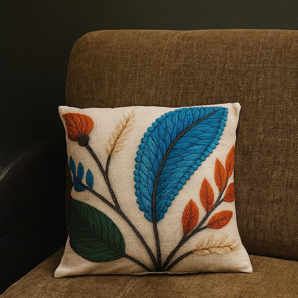 3D Dijital Baskılı 2li Set Modern Dekoratif Kırlent Kılıfı Tek Taraflı 43x43 cm - Görsel 8