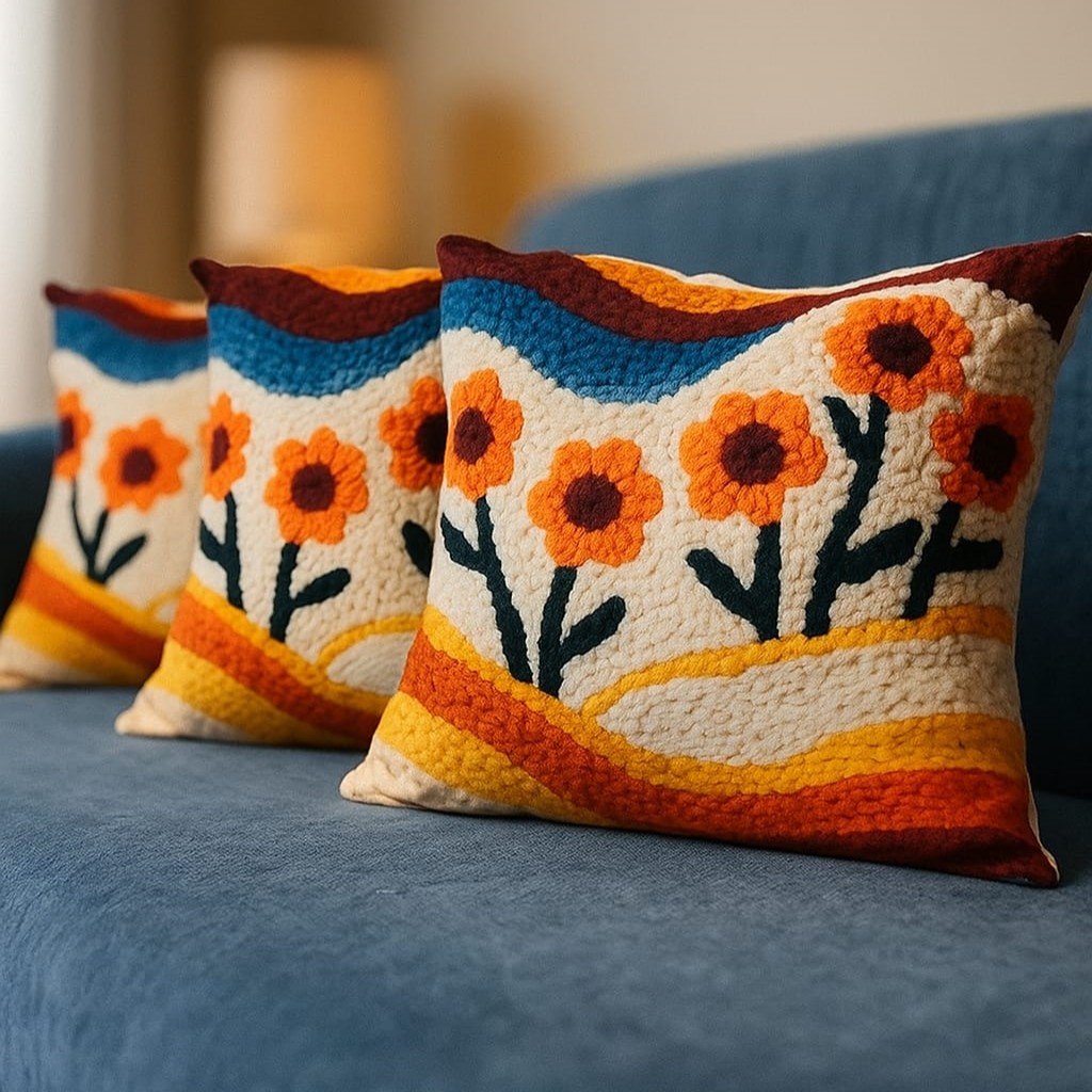 Özdağ Home Concept 2 Adet  43X43 cm Dijital Baskılı Premium Kumaş Dekoratif Kırlent Kılıfı |Salon & Oturma Odası - Görsel 9