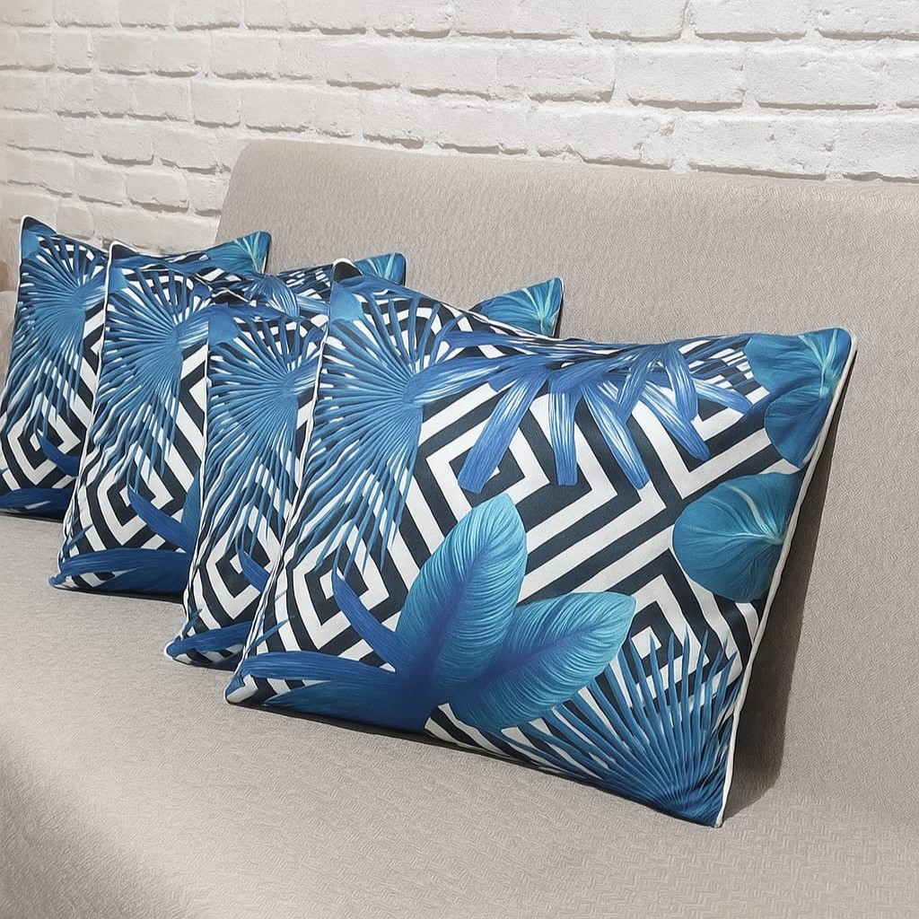 Özdağ Home Concept 2 Adet  43X43 cm Dijital Baskılı Premium Kumaş Dekoratif Kırlent Kılıfı |Salon & Oturma Odası - Görsel 8