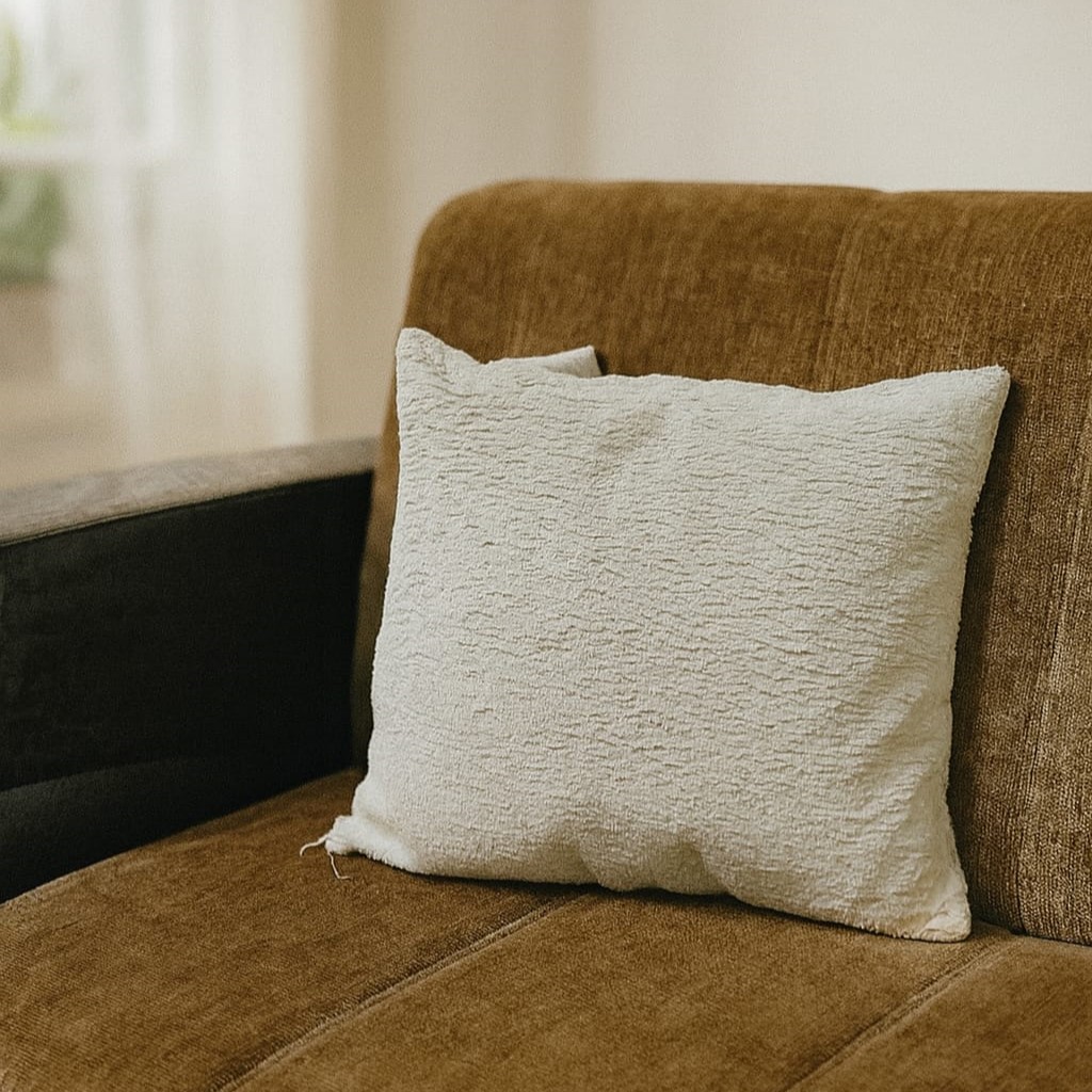 Premium Kumaş Kırlent Kılıfı 43x43 cm 2’li Set–Dekoratif Yastık Kadife Dokulu (Çift Taraflı) - Görsel 7
