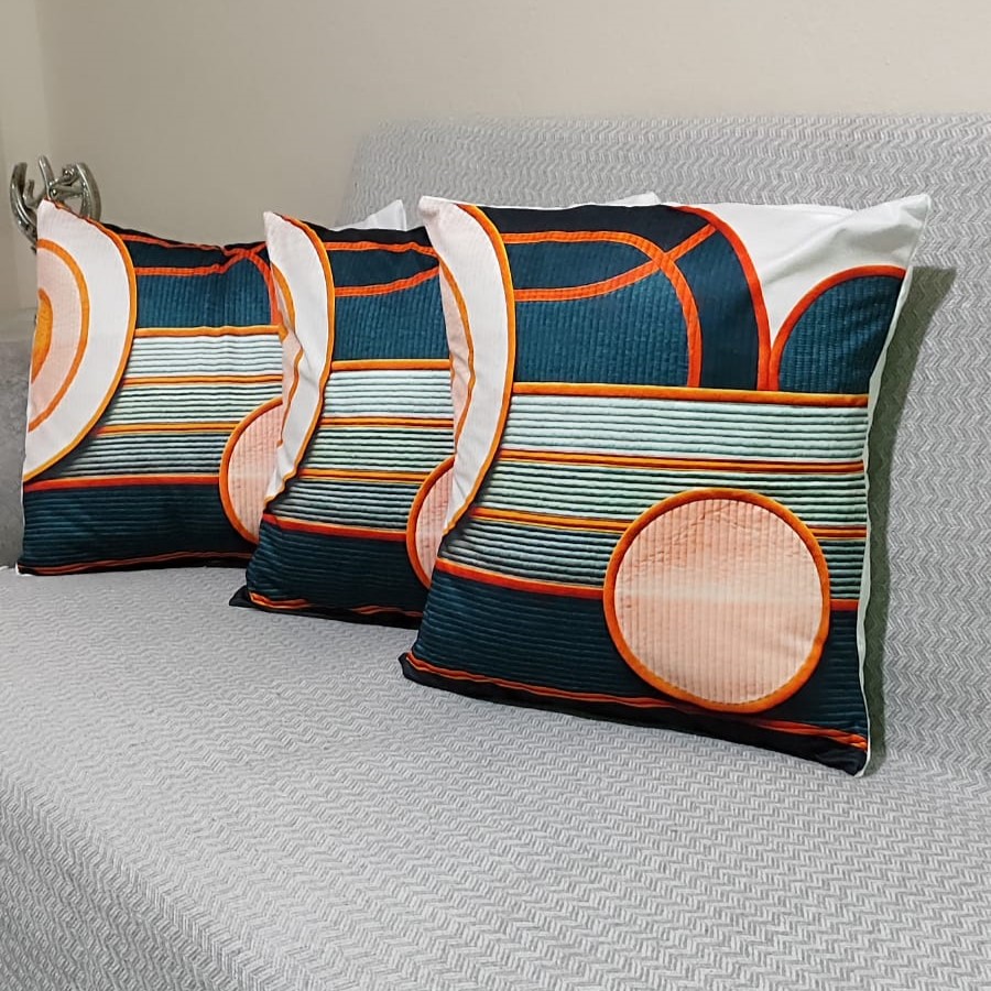 Özdağ Home Concept 2 Adet  43X43 cm Dijital Baskılı Premium Kumaş Dekoratif Kırlent Kılıfı |Salon & Oturma Odası - Görsel 8