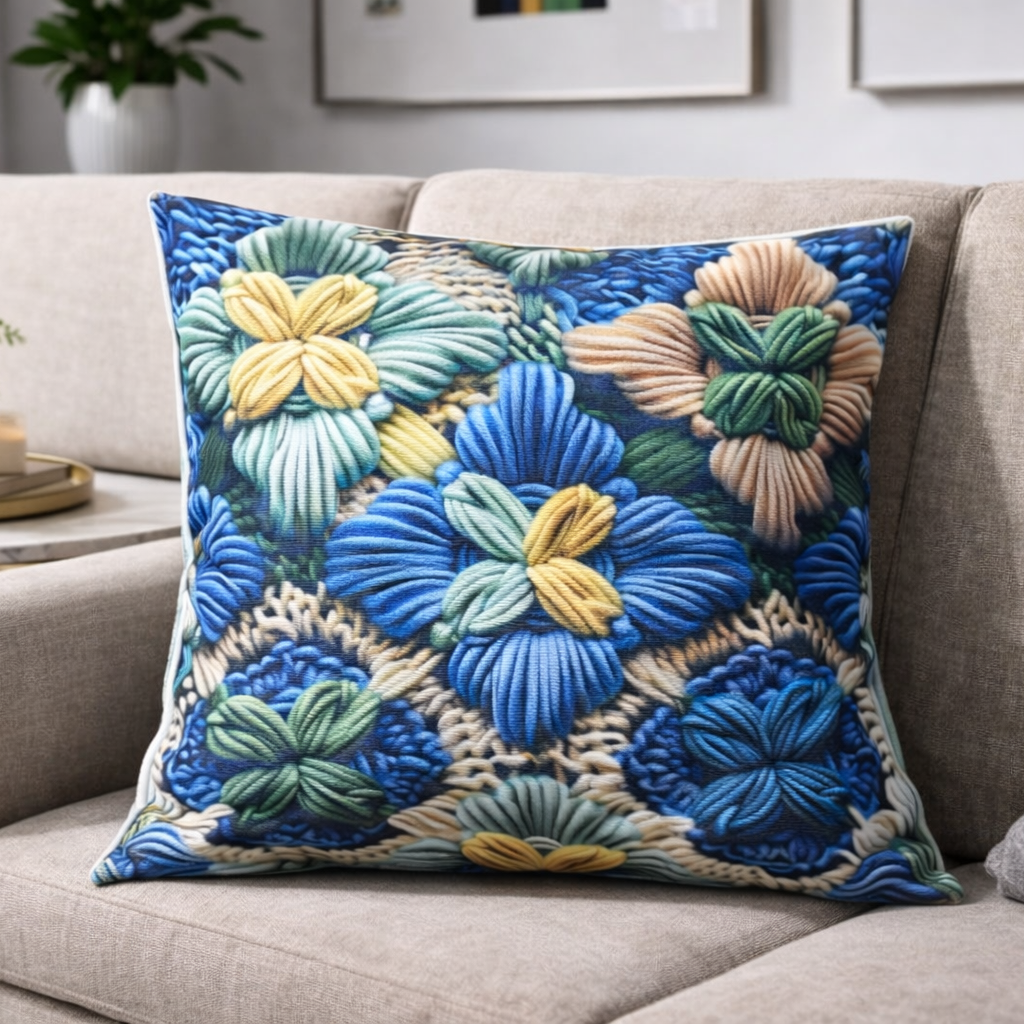 Özdağ Home Concept Modern Dijital Baskılı 3 Boyutlu Dekoratif Kırlent Kılıfı  2 li Set – Renkli, Şık ve Yıkanabilir (43x43 cm) - Görsel 6