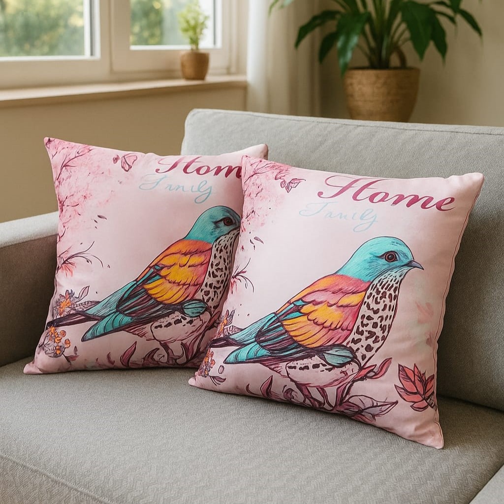 Özdağ Home Concept 2 Adet  43X43 cm Dijital Baskılı Premium Kumaş Dekoratif Kırlent Kılıfı | Salon & Oturma Odası - Görsel 9
