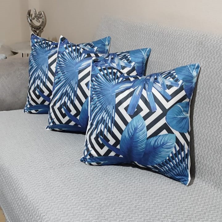 Özdağ Home Concept 2 Adet  43X43 cm Dijital Baskılı Premium Kumaş Dekoratif Kırlent Kılıfı |Salon & Oturma Odası - Görsel 9