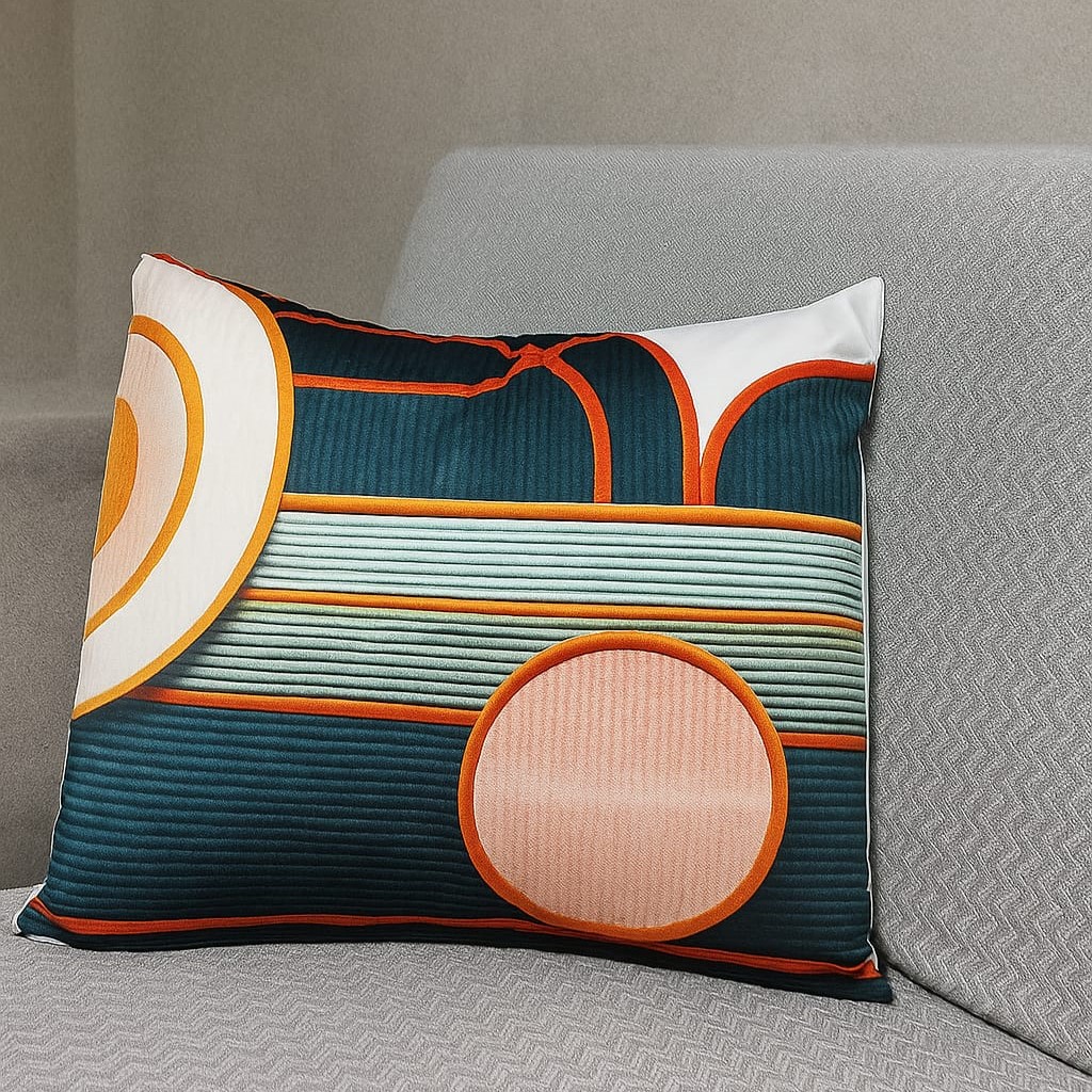 Özdağ Home Concept 2 Adet  43X43 cm Dijital Baskılı Premium Kumaş Dekoratif Kırlent Kılıfı |Salon & Oturma Odası - Görsel 9