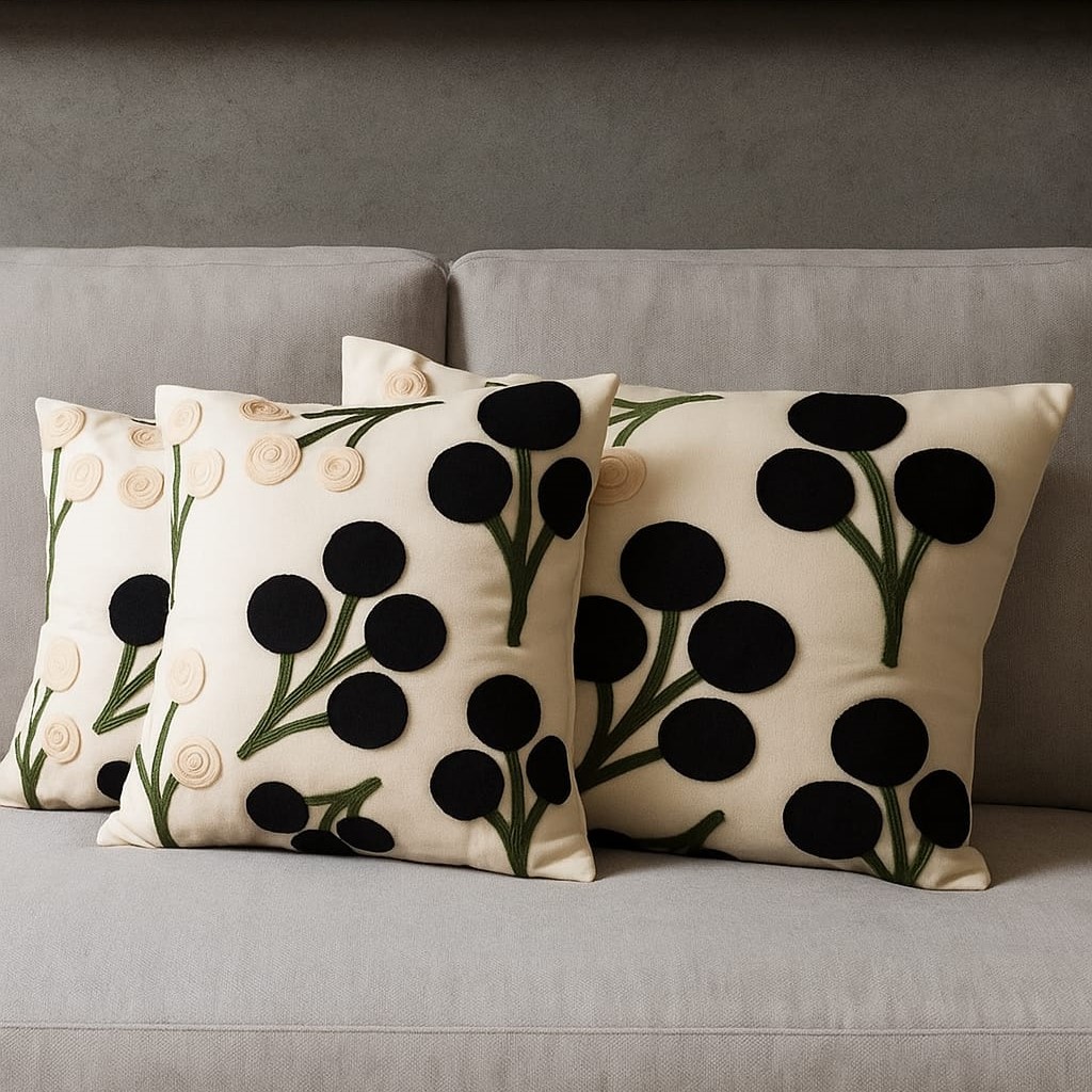 Özdağ Home Concept 2 Adet  43X43 cm Dijital Baskılı Premium Kumaş Dekoratif Kırlent Kılıfı | Salon & Oturma Odası - Görsel 6