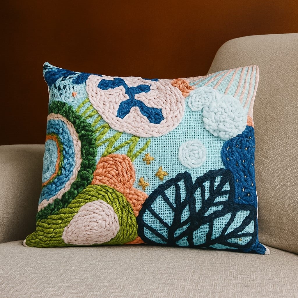 Özdağ Home Concept 2 Adet  43X43 cm Dijital Baskılı Premium Kumaş Dekoratif Kırlent Kılıfı |Salon & Oturma Odası - Görsel 7