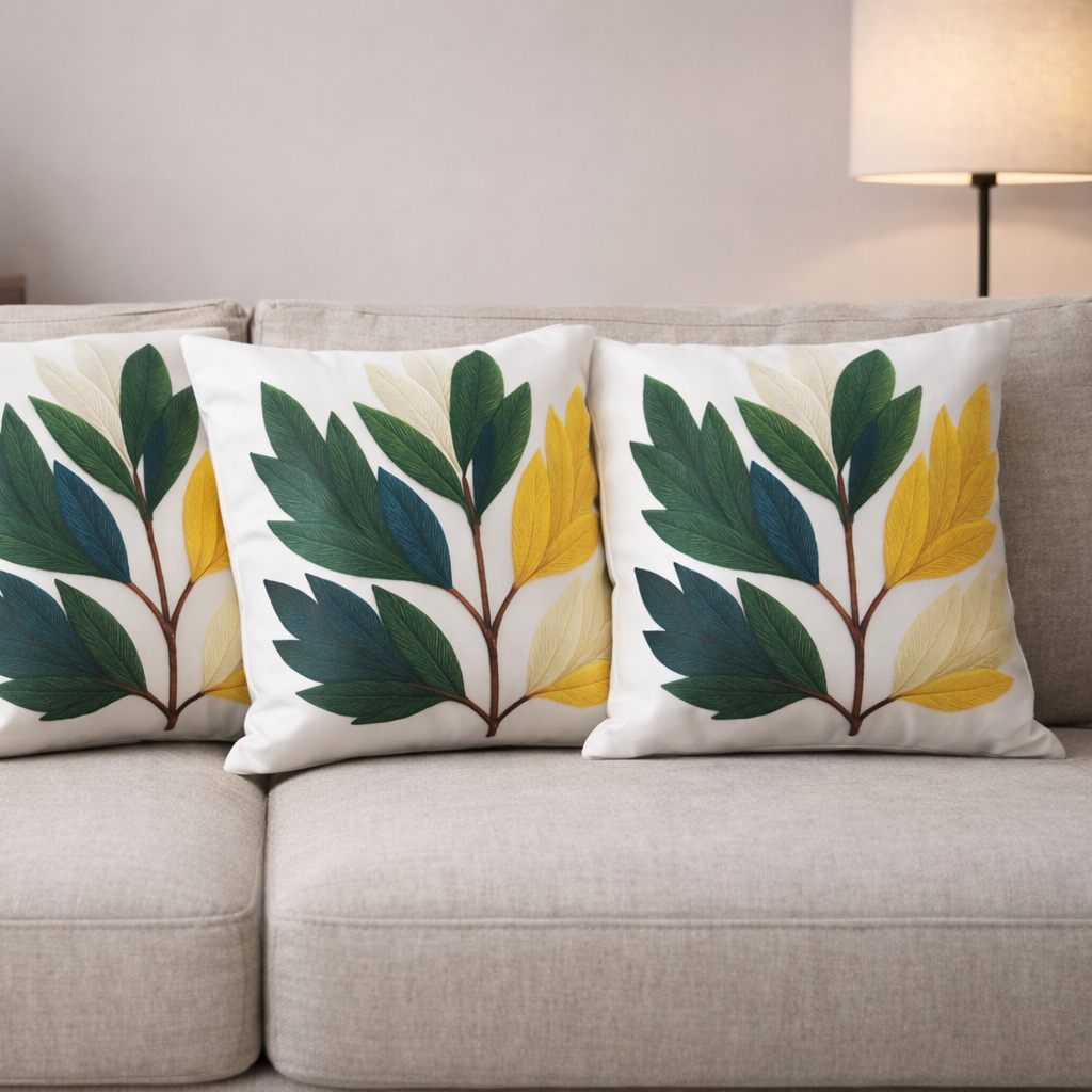 Özdağ Home Concept Modern Dijital Baskılı 3 Boyutlu Dekoratif Kırlent Kılıfı  2 li Set – Renkli, Şık ve Yıkanabilir (43x43 cm) - Görsel 7