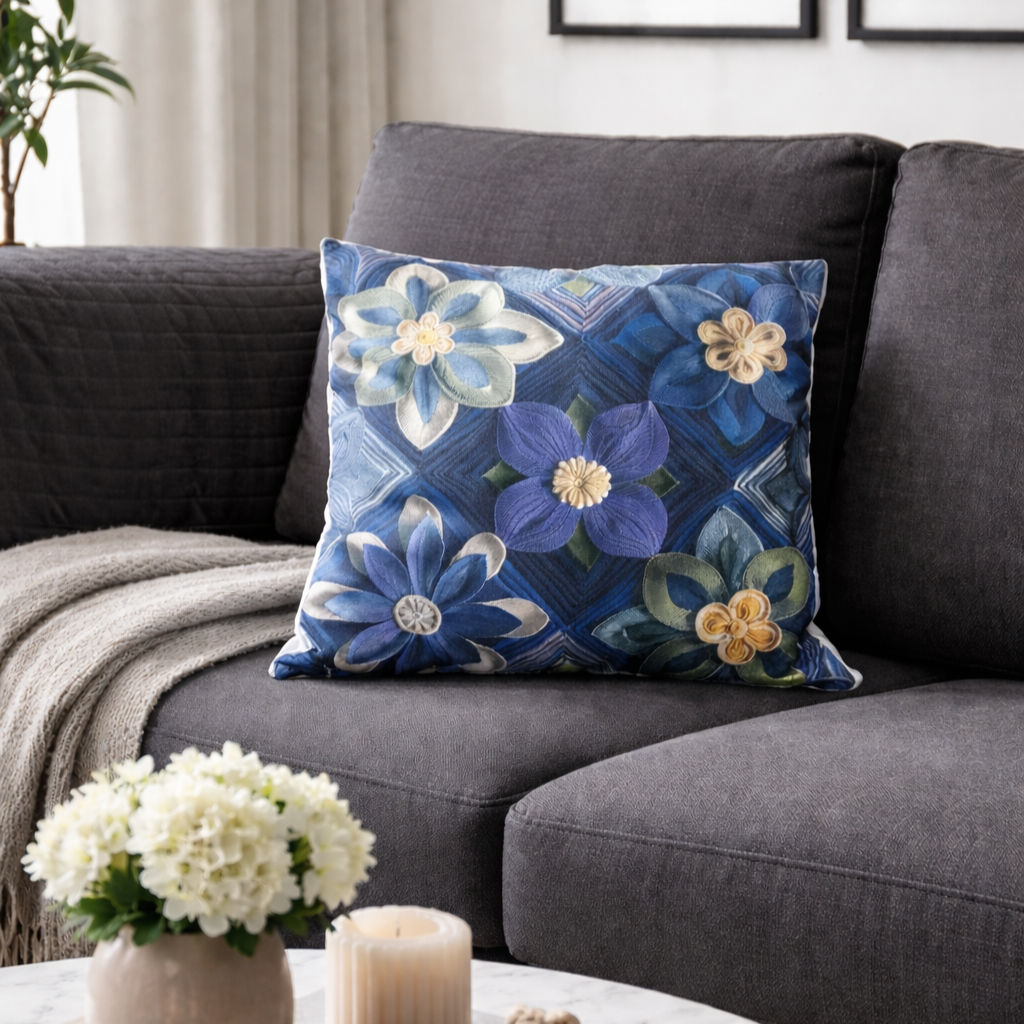 Özdağ Home Concept Modern Dijital Baskılı 3 Boyutlu Dekoratif Kırlent Kılıfı  2 li Set – Renkli, Şık ve Yıkanabilir (43x43 cm) - Görsel 5