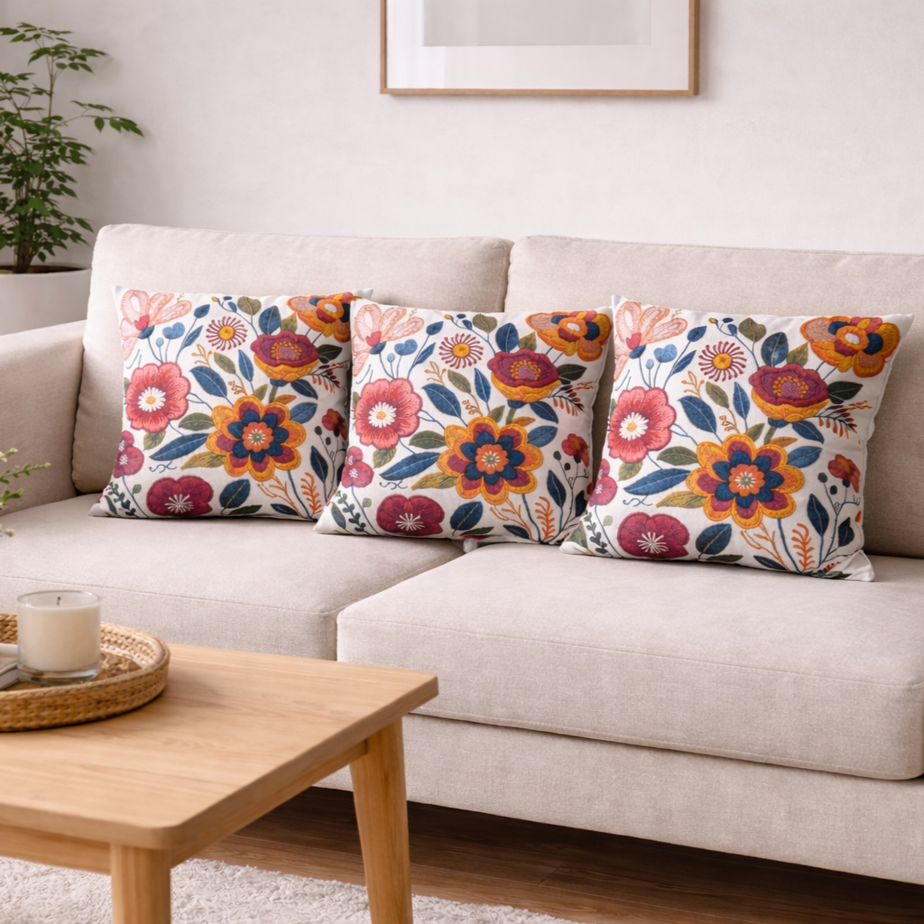 Özdağ Home Concept Modern Dijital Baskılı 3 Boyutlu Dekoratif Kırlent Kılıfı  2 li Set – Renkli, Şık ve Yıkanabilir (43x43 cm) - Görsel 6